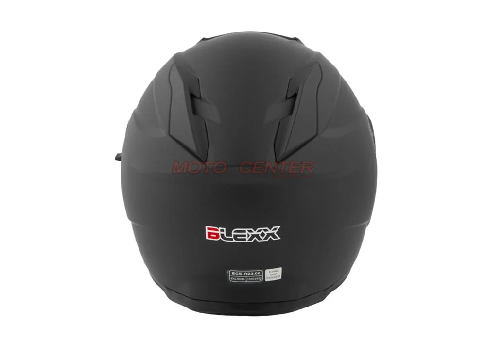 Kask motocyklowy otwarty z blendą BLEXX OF-835 czarny mat XS Homologacja ECE R22.06 — ujęcie 4