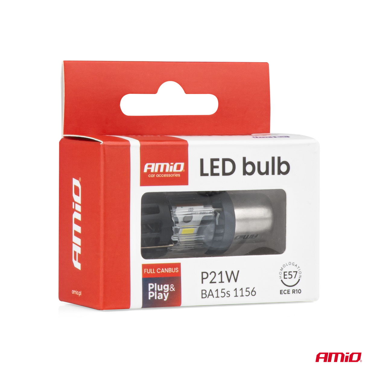 Żarówka LED LumiTec BA15S P21W 12 V FULL CANBUS biała 1 szt. — ujęcie 5