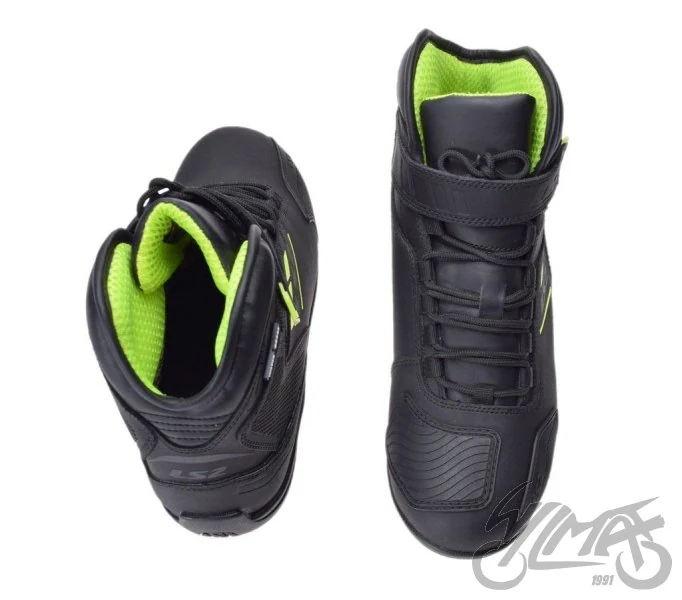 Buty motocyklowe damskie LS2 Garra WP — czarno-żółte fluo, rozmiar 36 — ujęcie 3