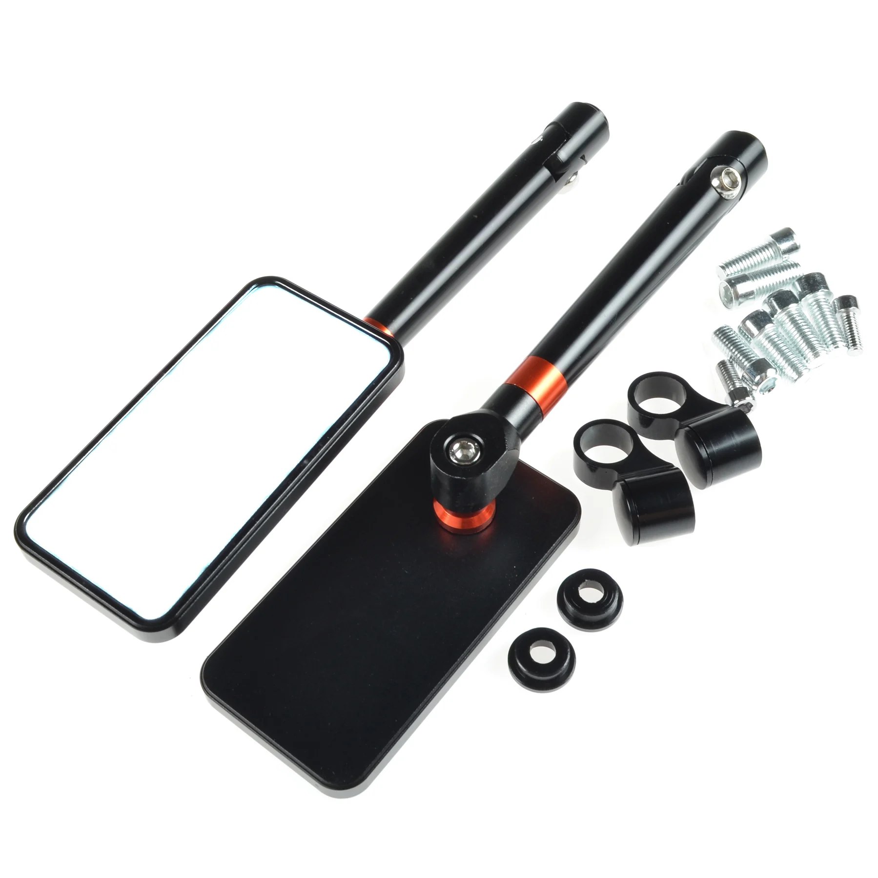 Lusterko czarne racing V3 aluminium Replika kpl. — ujęcie 1