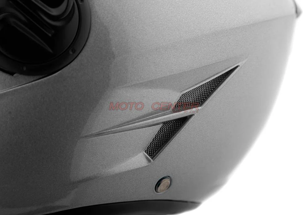 Kask motocyklowy otwarty City-Bike WL-202 srebrny rozmiar M ECER22.06 — ujęcie 4
