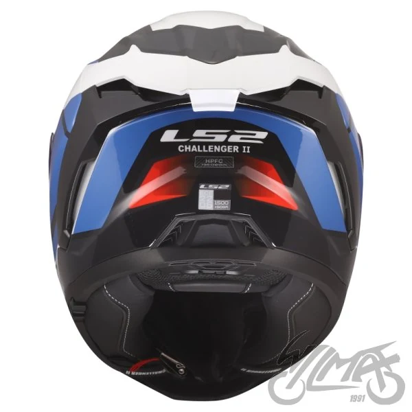 Kask LS2 FF817 Challenger II Viper wh. bl. Red — rozmiar M — ujęcie 4