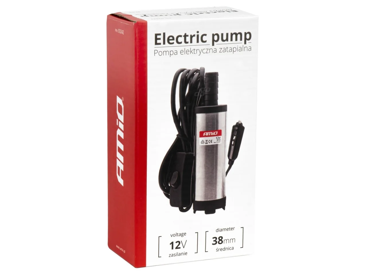 Pompa zanurzeniowa do paliwa fi 38MM 12V z sitkiem — ujęcie 5