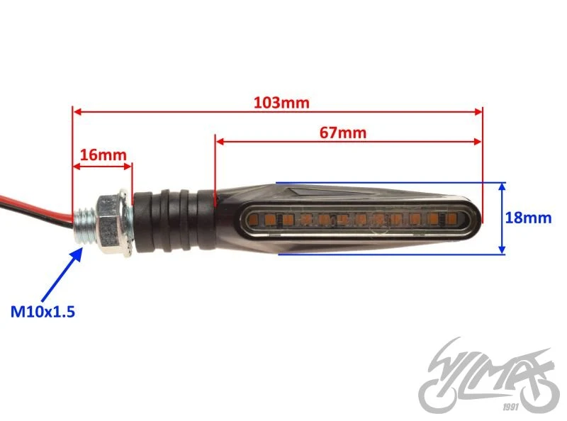 Kierunkowskazy LED AM1468 — komplet — ujęcie 2