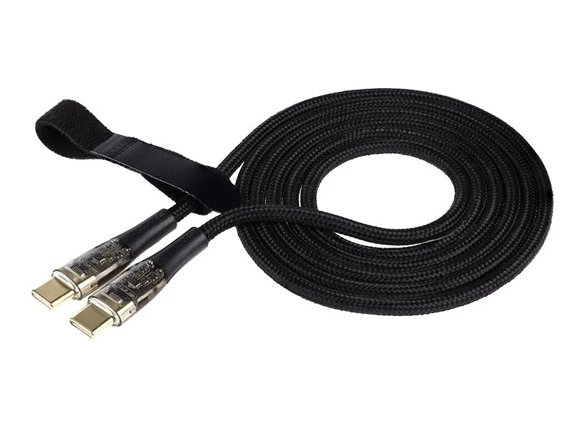WAYME Kabel do ładowania i synchronizacji w oplocie z mikrofibry 120 cm USB-C > USB-C PD max 100W — ujęcie 5