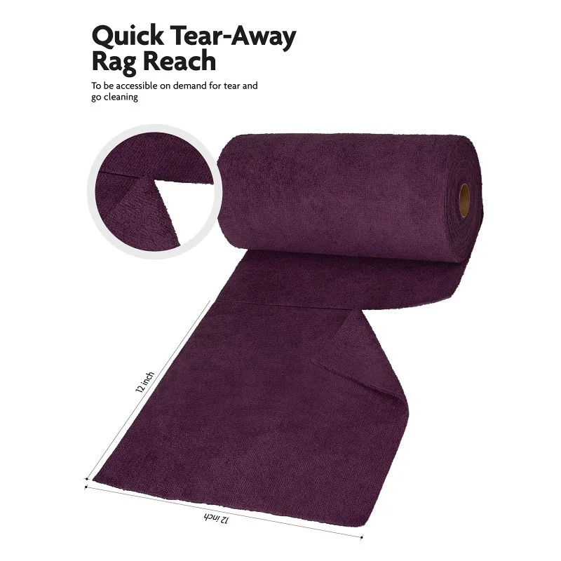 Ręcznik z mikrofibry FANTASTICLEAN 30x30cm 75szt 175g/m2 Fioletowy — ujęcie 7
