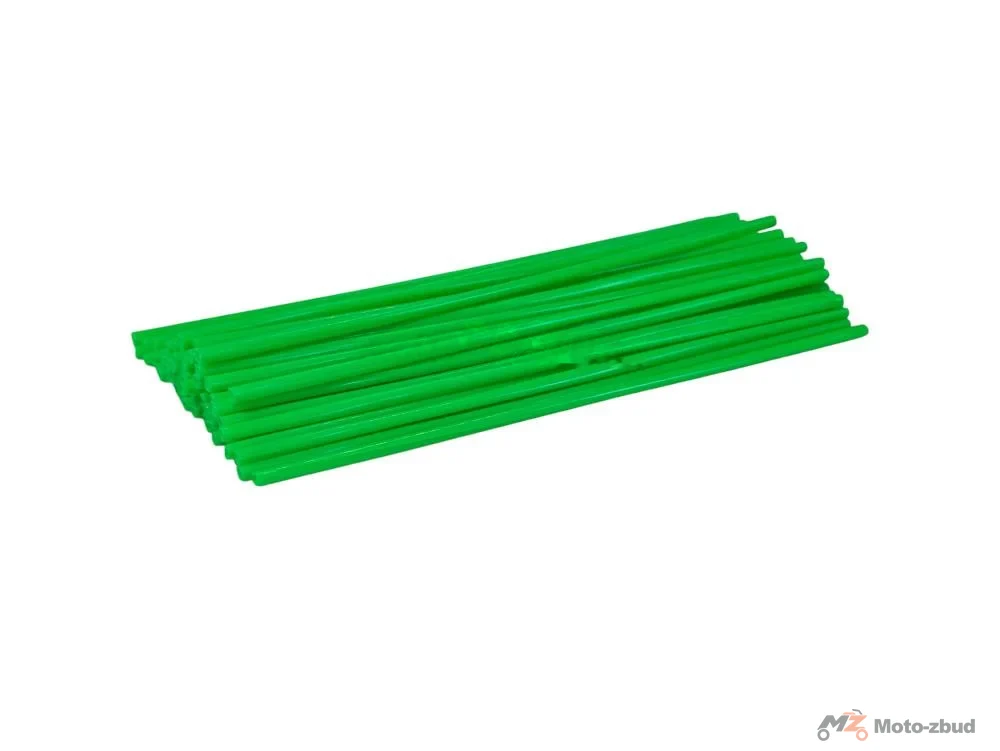 Osłona nakładka na szprychy KPL 240 mm zielona (72szt)