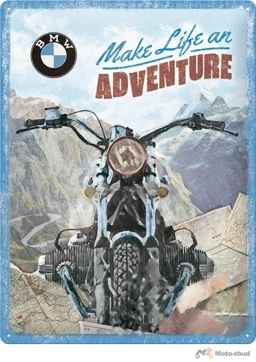 Tablica plakat 30 × 40 BMW make life 23333