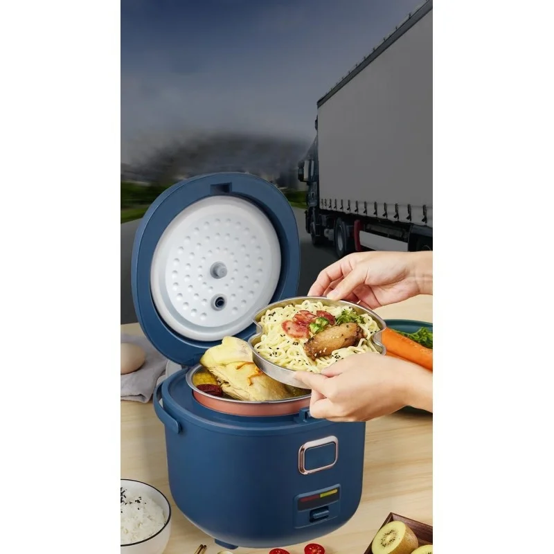 Ryżowar samochodowy 2l Multicooker 12V 24V TIR BUS LCD timer — ujęcie 6