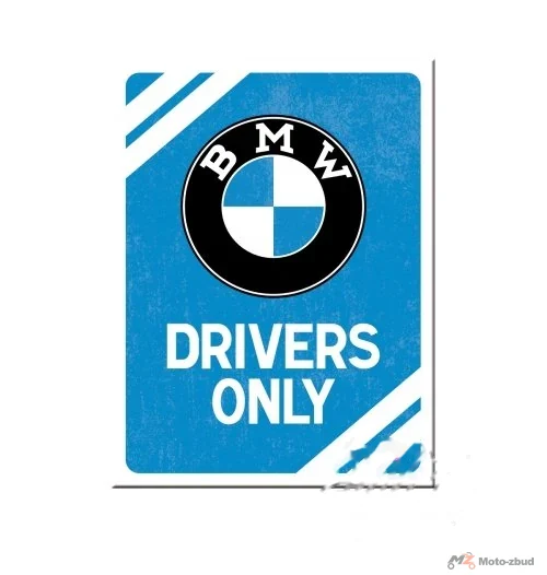 Magnes BMW drivers only blue 14369