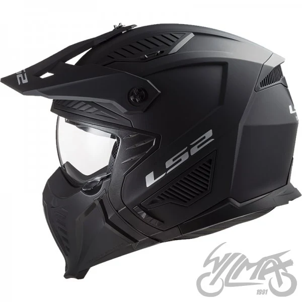 Kask LS2 OF606 Drifter Solid Matt Black-06 — rozmiar S — ujęcie 2
