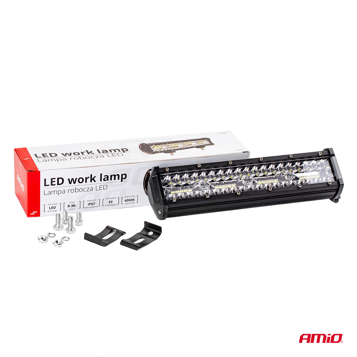 Lampa robocza panelowa LED szperacz AWL21 80LED 12 V 24 V — ujęcie 10