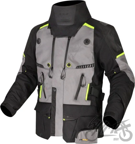Kurtka LS2 apollo man black dark grey h-v yel. S — ujęcie 1