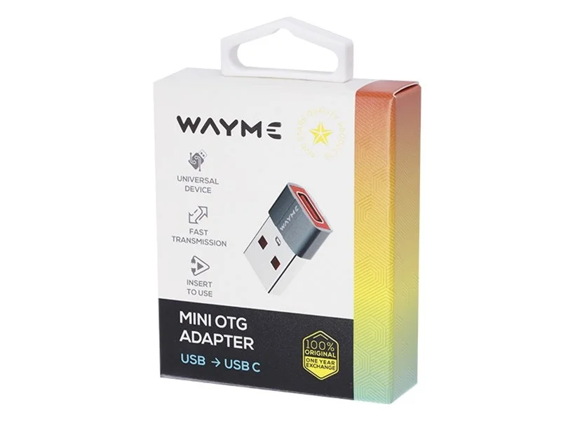 Adapter otg usb > usb-c wayme — ujęcie 5