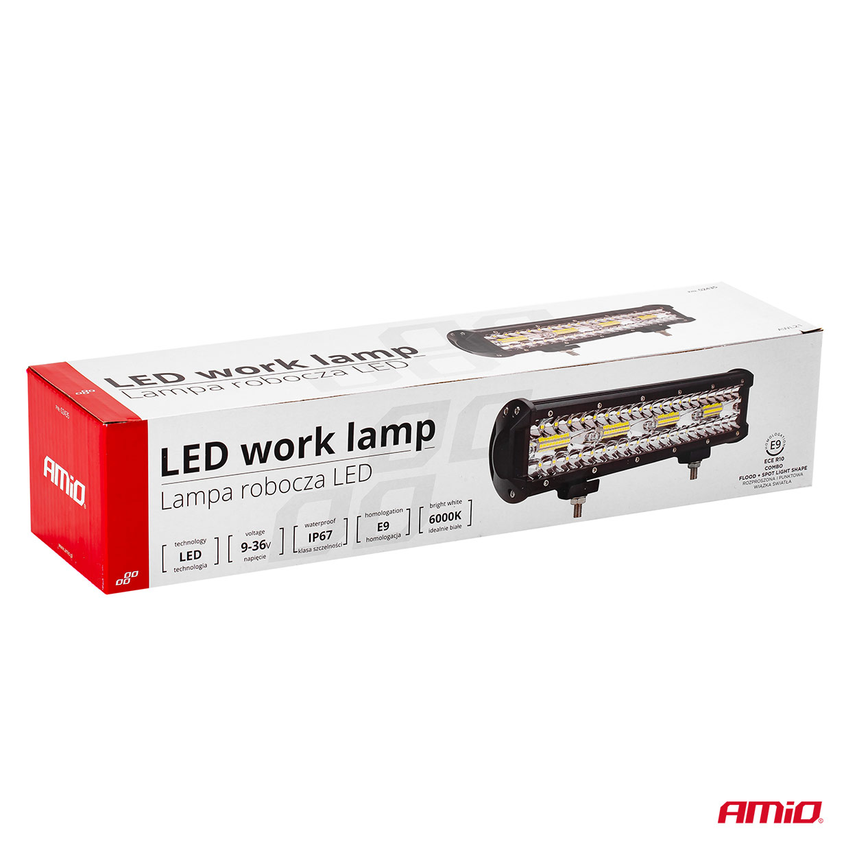 Lampa robocza panelowa LED szperacz AWL21 80LED 12 V 24 V — ujęcie 11