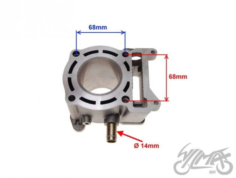 Cylinder do Yamahy Majesty 125 — tłok 53,70 mm, komplet — ujęcie 2