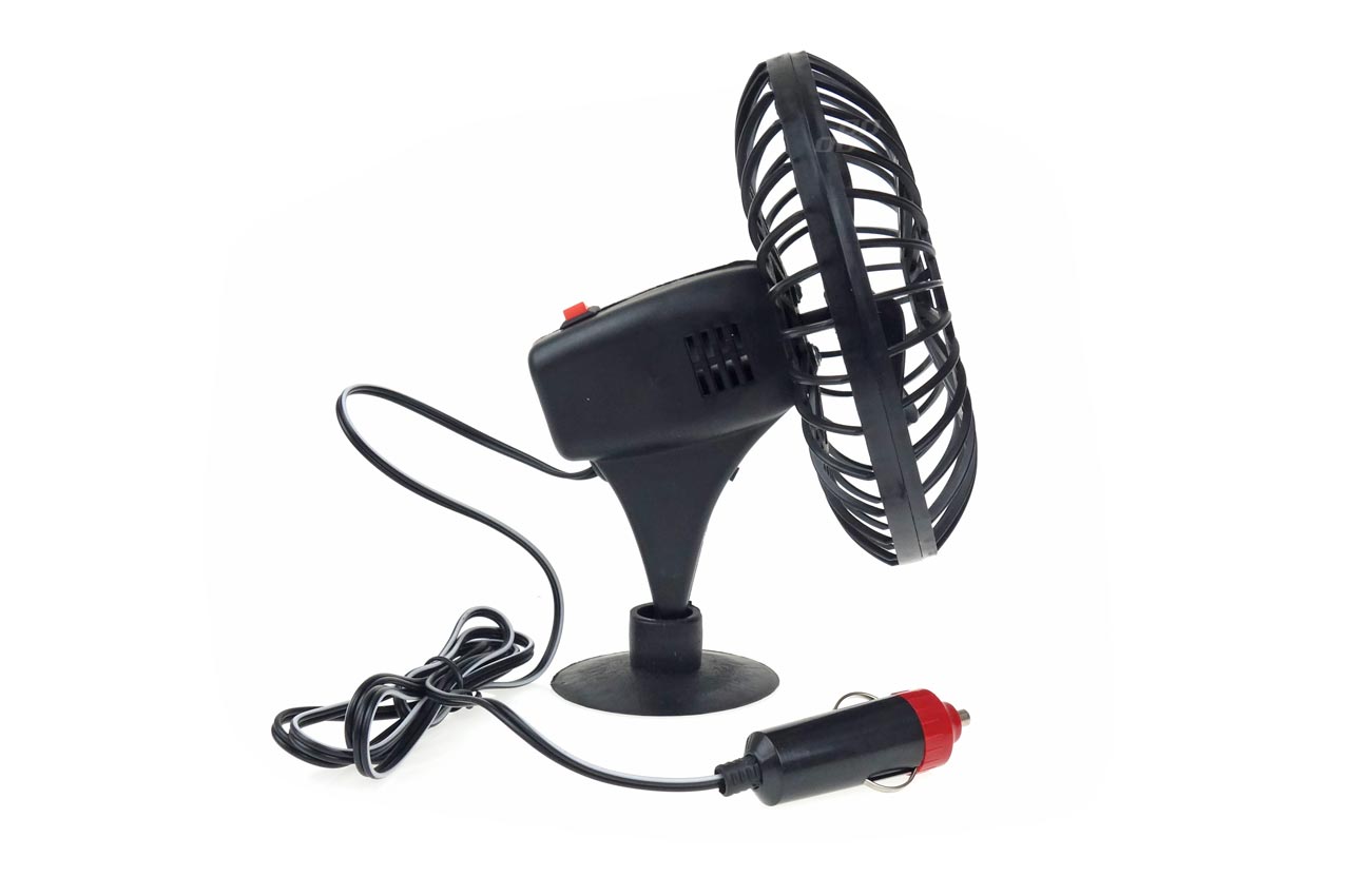 Wentylator wiatrak samochodowy z przyssawką miniFAN 12 V — ujęcie 2