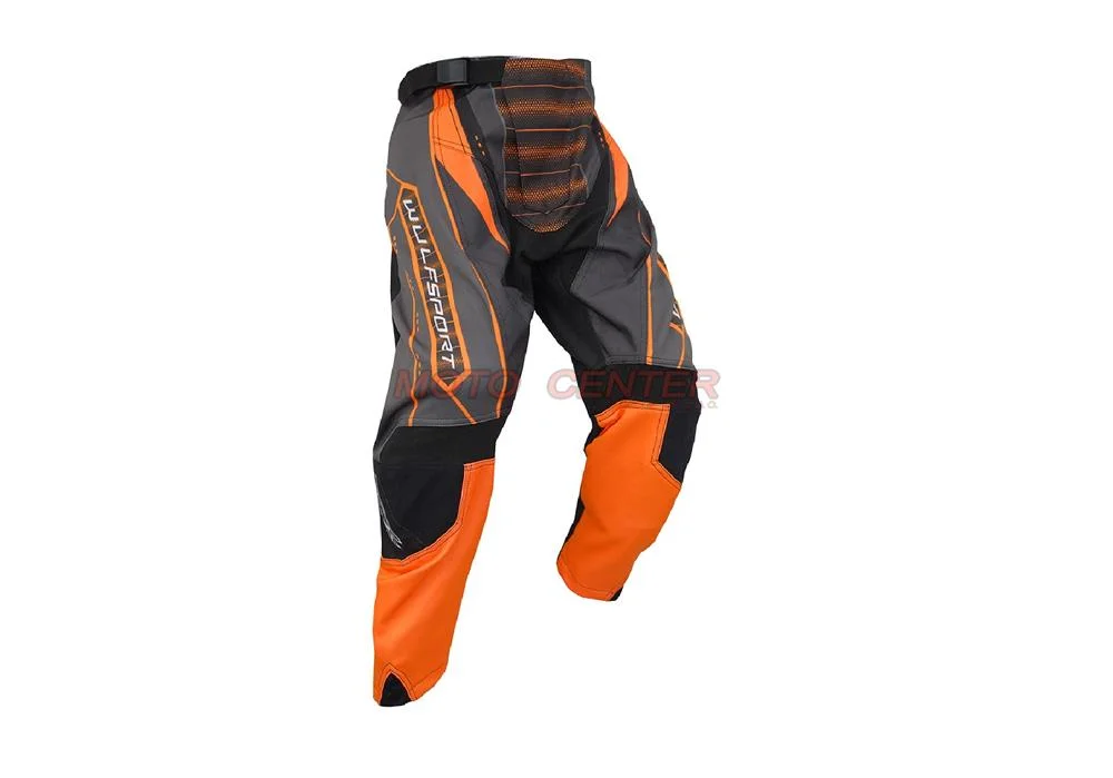 Spodnie crossowe Wulf Cub Race Junior Orange 24 8-9y — ujęcie 1