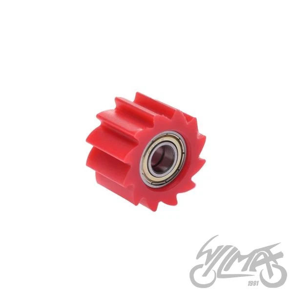 Rolka prowadząca łańcucha 38 mm — otwór 10 mm, czerwona, AW567711 — ujęcie 1