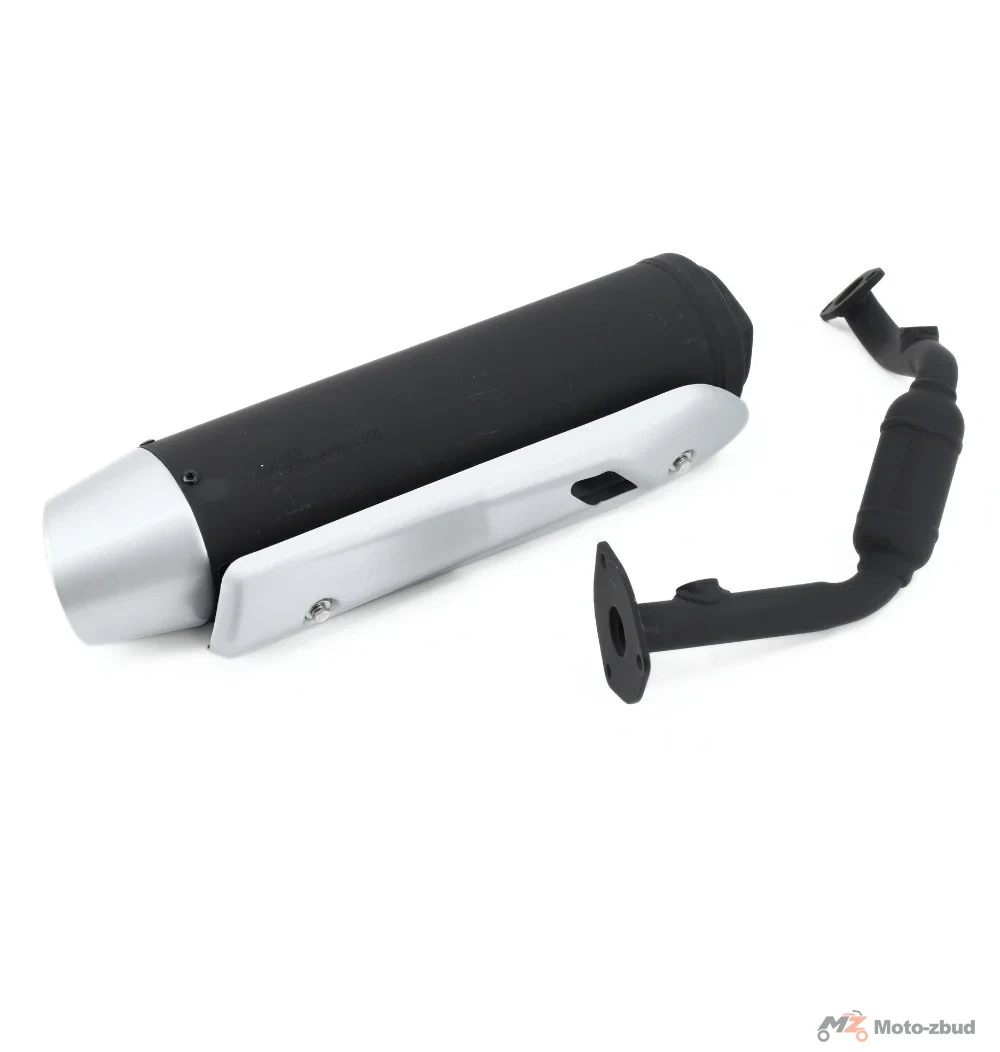 Junak 607 125 cm³ układ wydechowy "125" (kolanko+tłumik+2x uszczelka) (Euro v+)