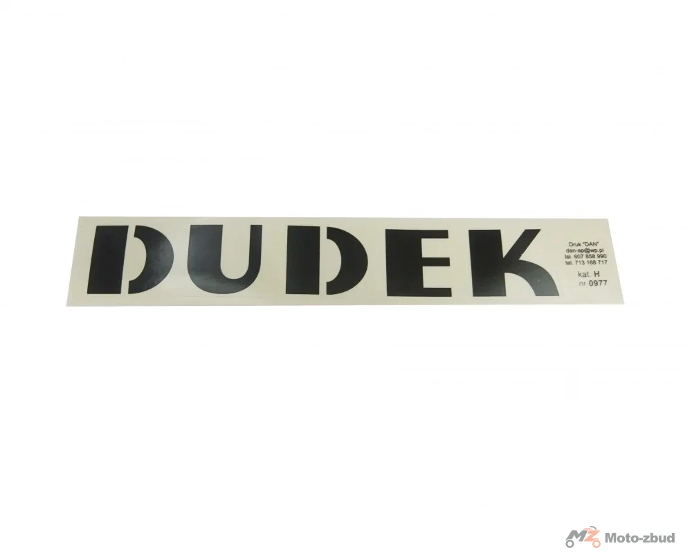 Nalepka kapy bocznej dudek