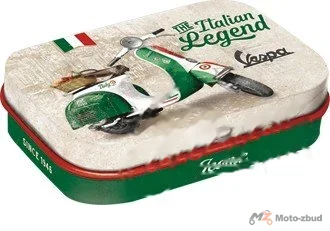 Miętówki Nostalgic-Art Mintbox — VESPA ITALIAN LEGEND — 4 × 15 g