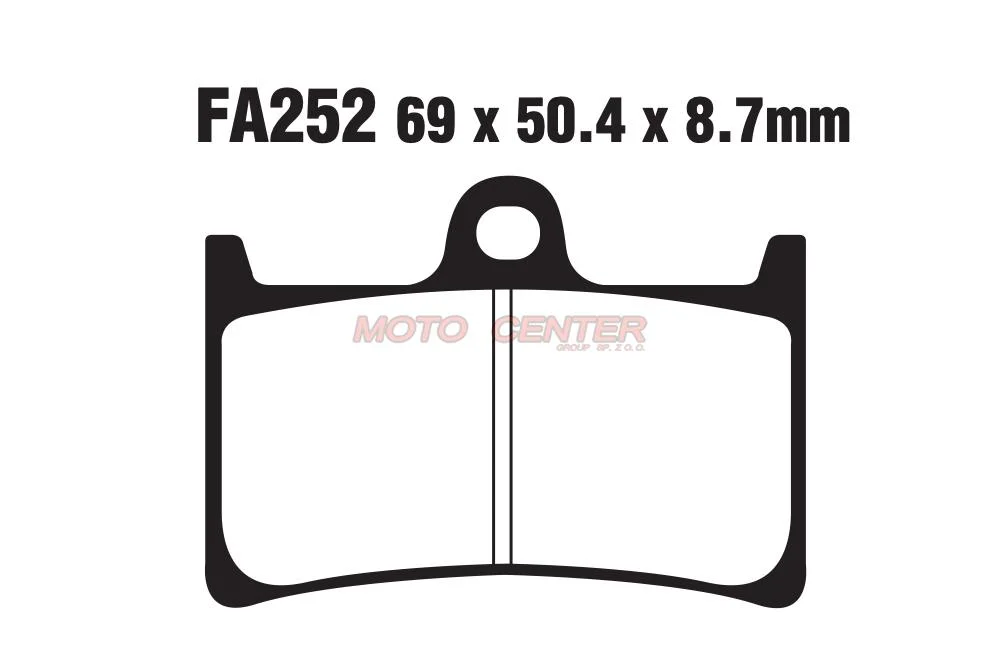 Klocki hamulcowe EBC FA252