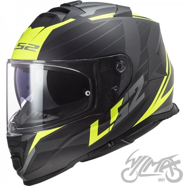 Kask LS2 FF800 Storm II Nerve M.Bl. H-V Yel — rozmiar S — ujęcie 1