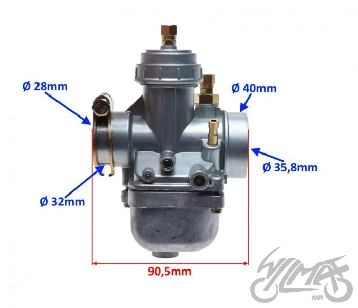 Gaźnik MZ 125 150 24N2 — ujęcie 2