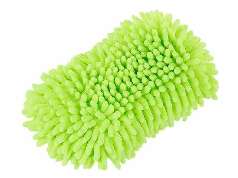 Gąbka z mikrofibry szenil + siatka z gumką — ujęcie 2