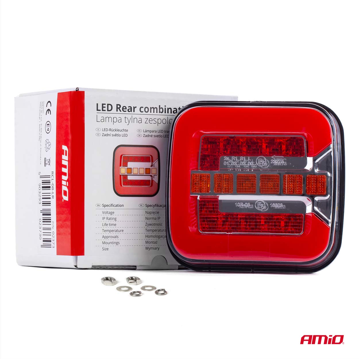 Lampa tylna zespolona LED RCL-08-LR dynamiczna lewa prawa — ujęcie 10
