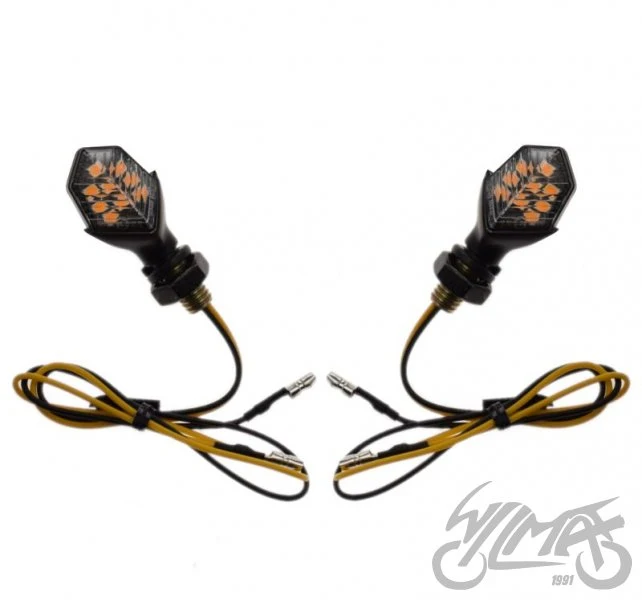 Kierunkowskazy mini LED, M8 × 1,25, przewód 280 mm — para AM1459B — ujęcie 1