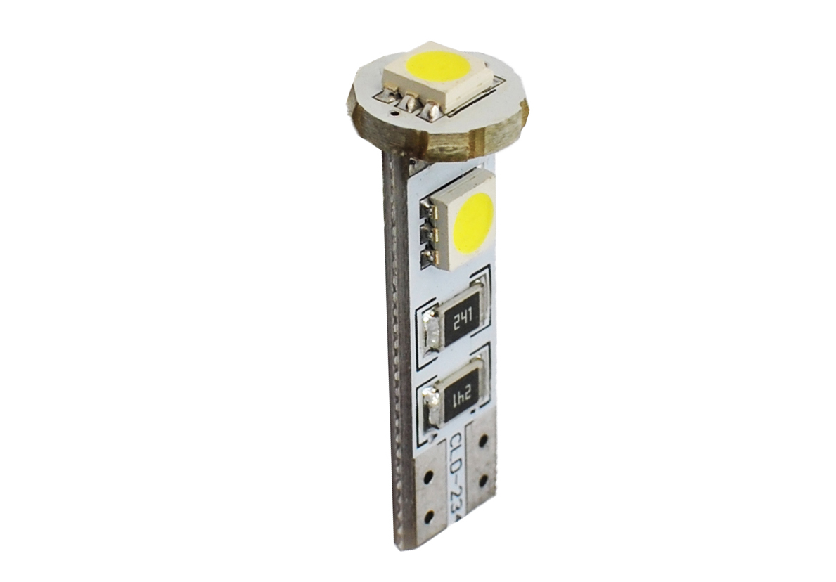 Żarówka LED W5W 3-SMD 5050 CANB bia, 2 szt. M-Tech LB324AW — ujęcie 2