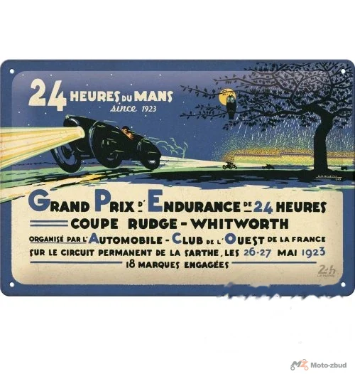Tablica plakat 20 × 30 24h le mans first 22396