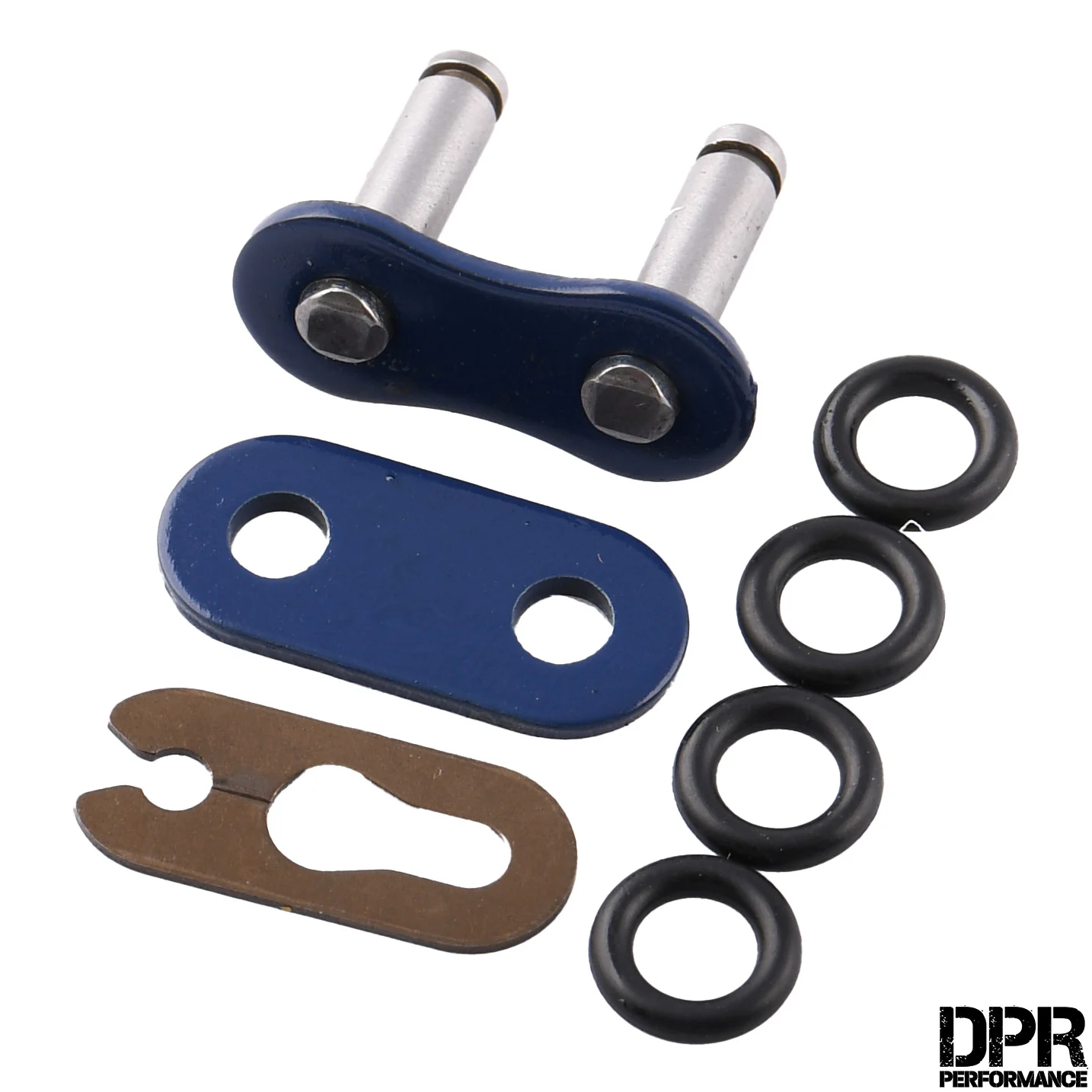 Spinka łańcucha 415UO oring niebieska DPR Performance