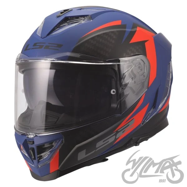 Kask LS2 FF818 Storm III Dynamo Blue Red — rozmiar XXS — ujęcie 1