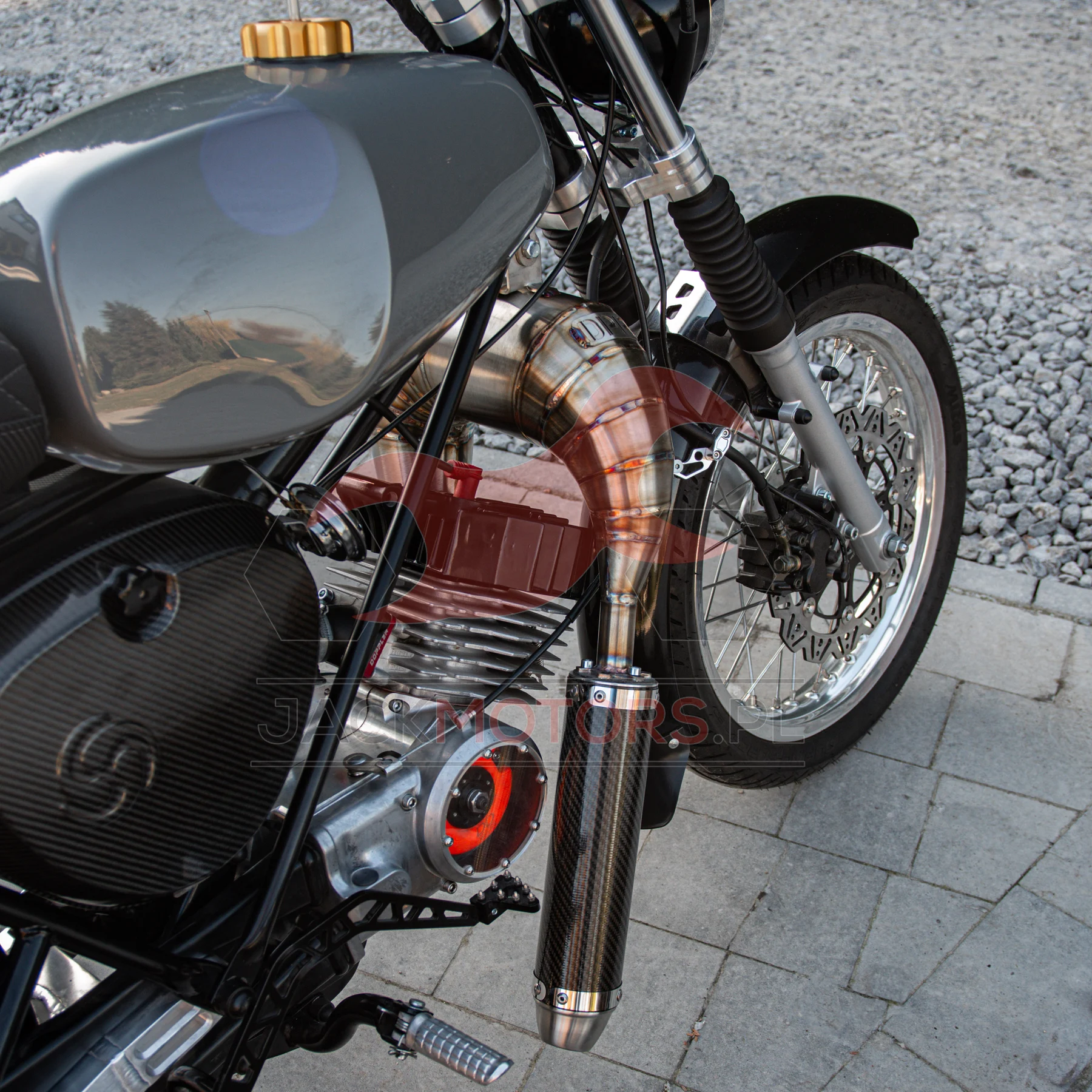 Tłumik Simson cross mtx 130 DPR Performance · czarna Evo (VM7435) — ujęcie 15