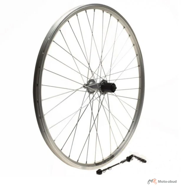 Koło rowerowe 26 tył ATB skorpion srebrne 8/9