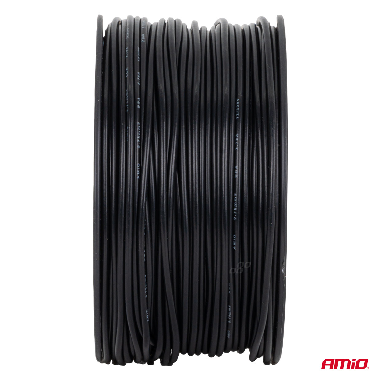 Przewód jednożyłowy czarny Cable CCA 1x0.75mm2 100m 3.75A 12/230V — ujęcie 3