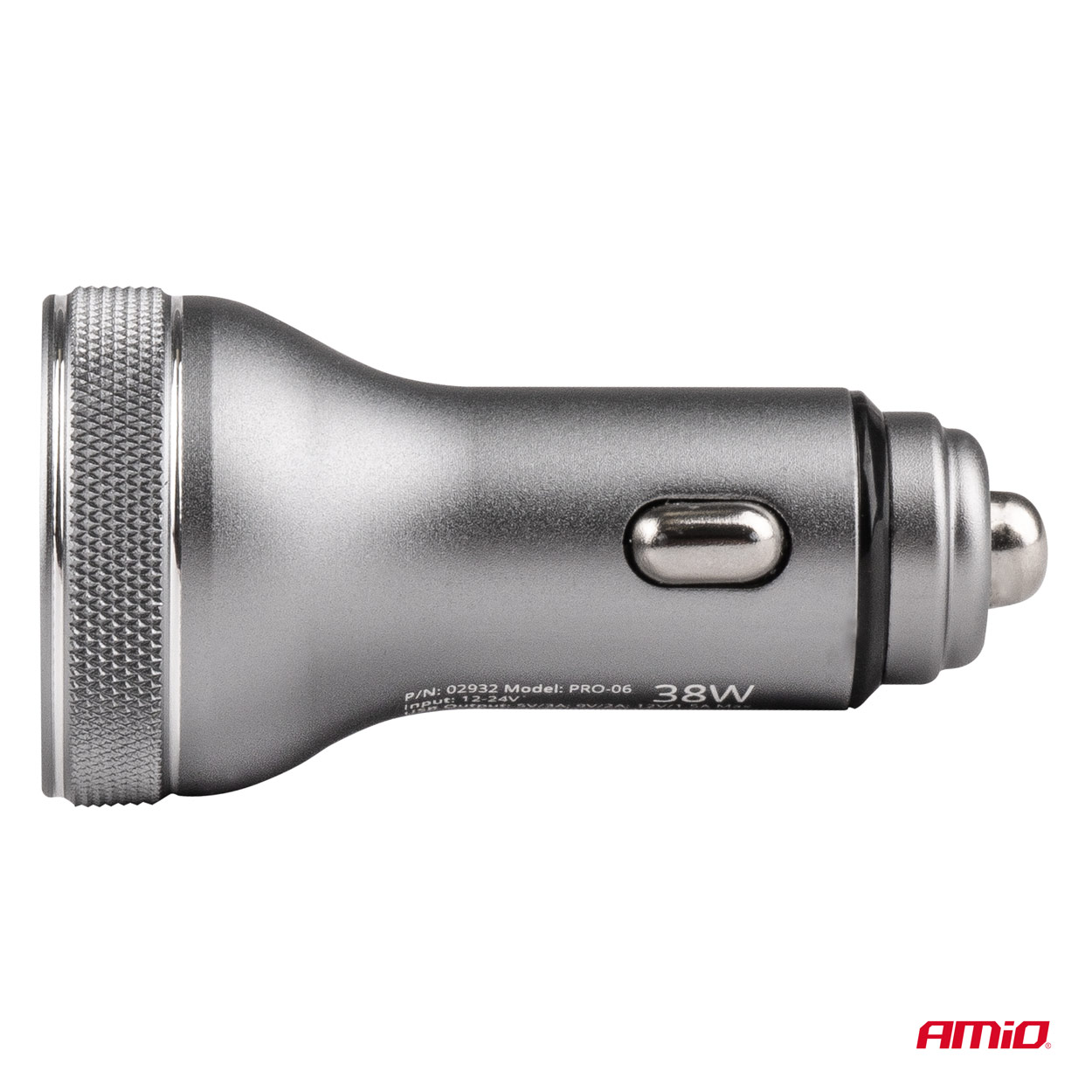 Ładowarka samochodowa z woltomierzem 38 W PCH PRO-06 USB+USB-C 12 V 24 V — ujęcie 5