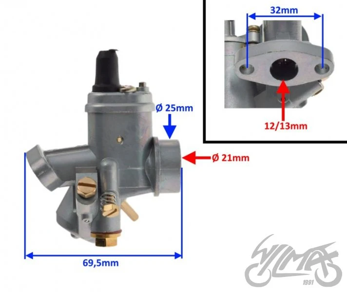 Gaźnik do Sachs Tomos KS50 — ujęcie 2