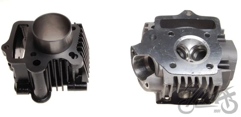 Cylinder + głowica 70 cm³ 4T czoper — ujęcie 5