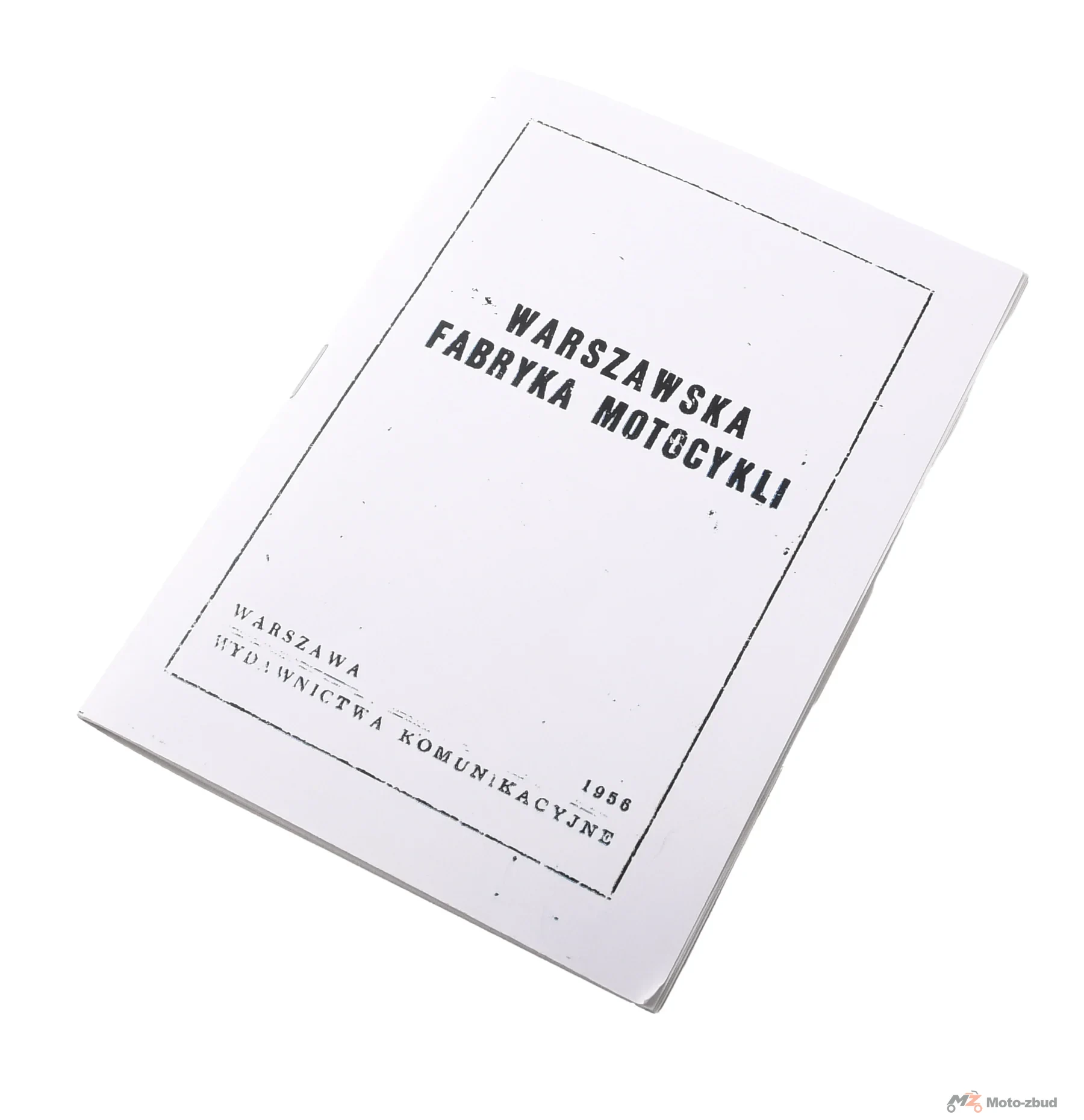 Książeczka gwarancyjna WFM 1956 r.. PL