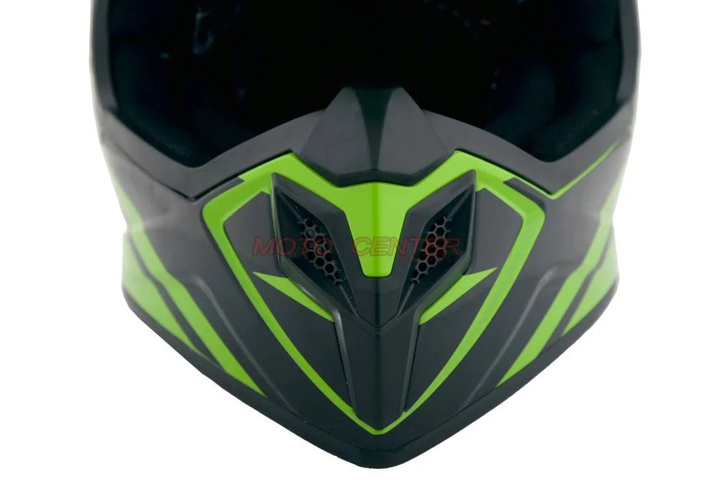 Kask crossowy BLEXX Dziecięcy MD-911 Junior zielony/czarny S Homologacja ECE — ujęcie 4