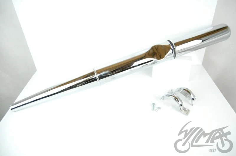 Tłumik Simson enduro chrom z obejmą — ujęcie 1