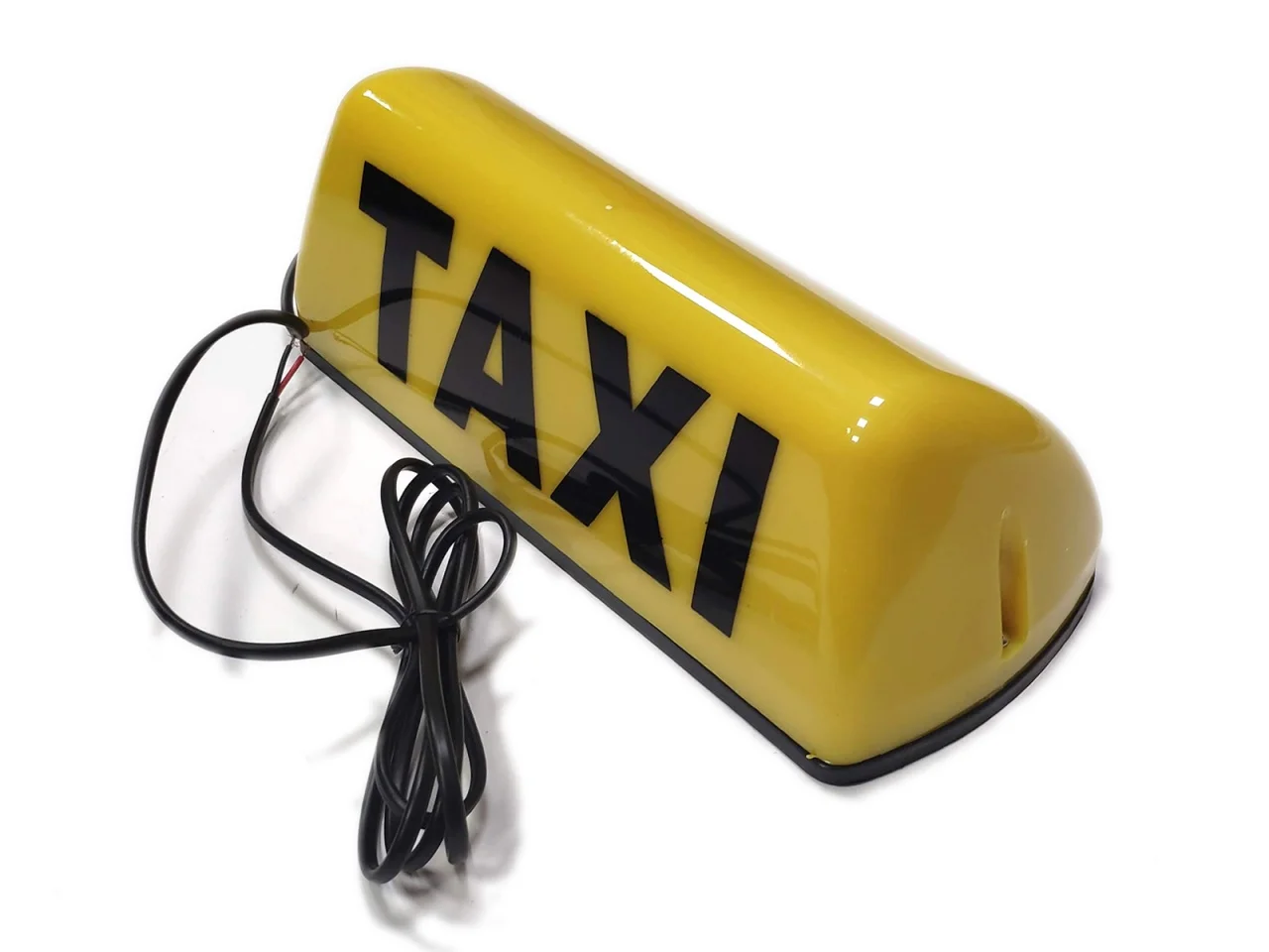 Lampa # Sygnalizator # Znak TAXI - na magnes ŻÓŁTY (szpakówka) — ujęcie 7