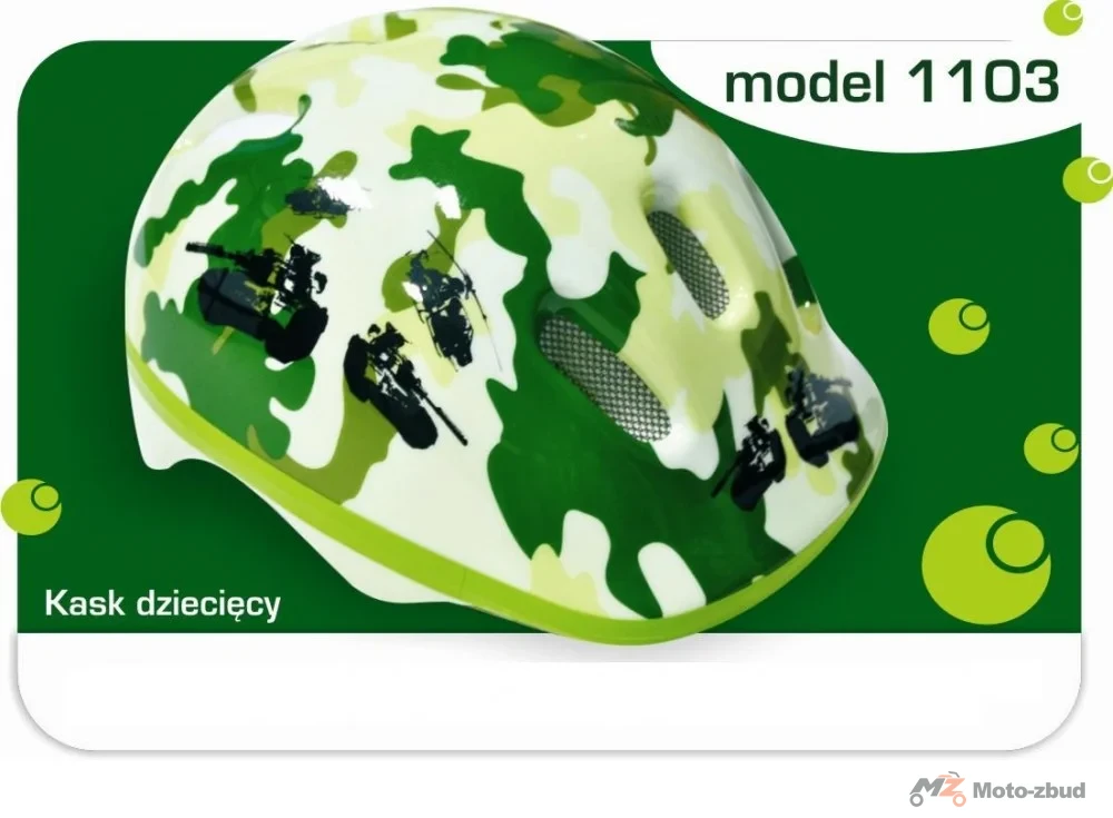 Kask rowerowy dziecięcy 1103 M 52-60 — ujęcie 2