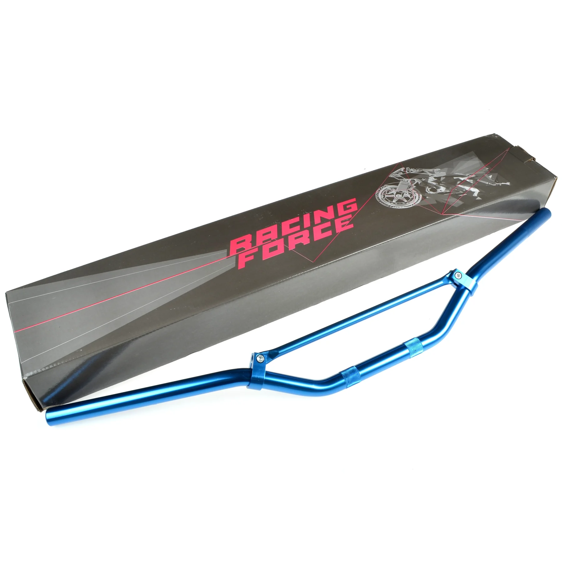 Kierownica Racing Force niebieska 22 mm 80 cm — ujęcie 1