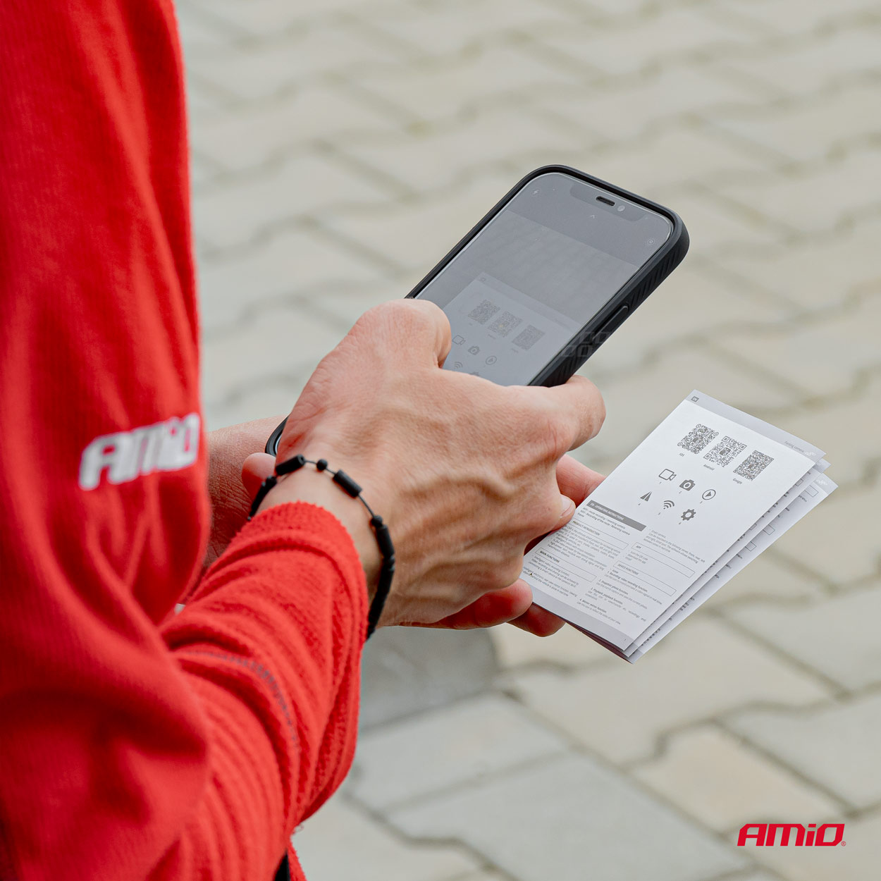 Bezprzewodowa kamera cofania WIFI HD-410 12 V 720p — ujęcie 3
