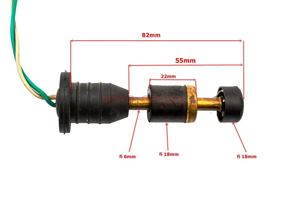Czujnik poziomu oleju w dozowniku 50 cm³ skuter 2T Motowell — ujęcie 2